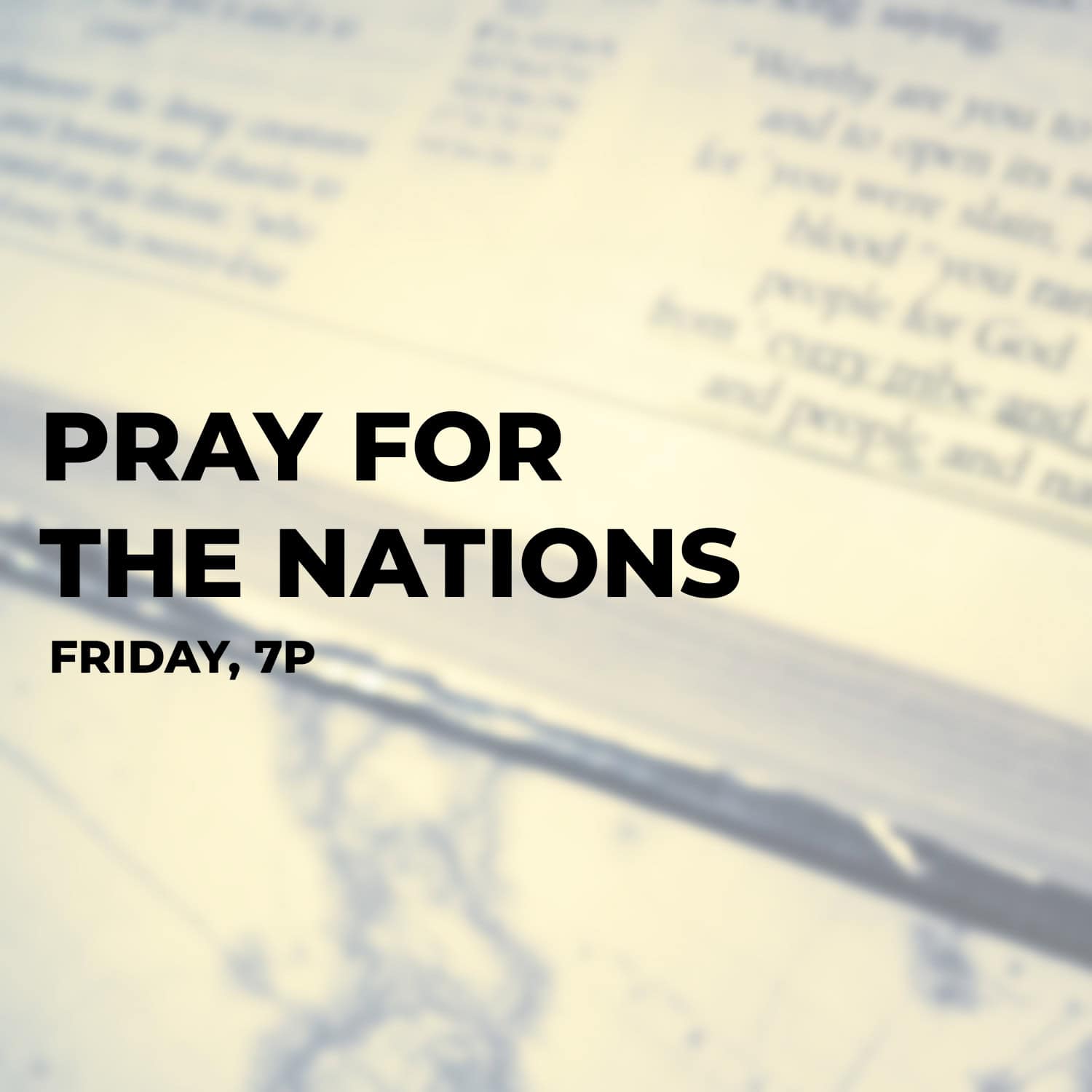 Worship and Prayer Meeting